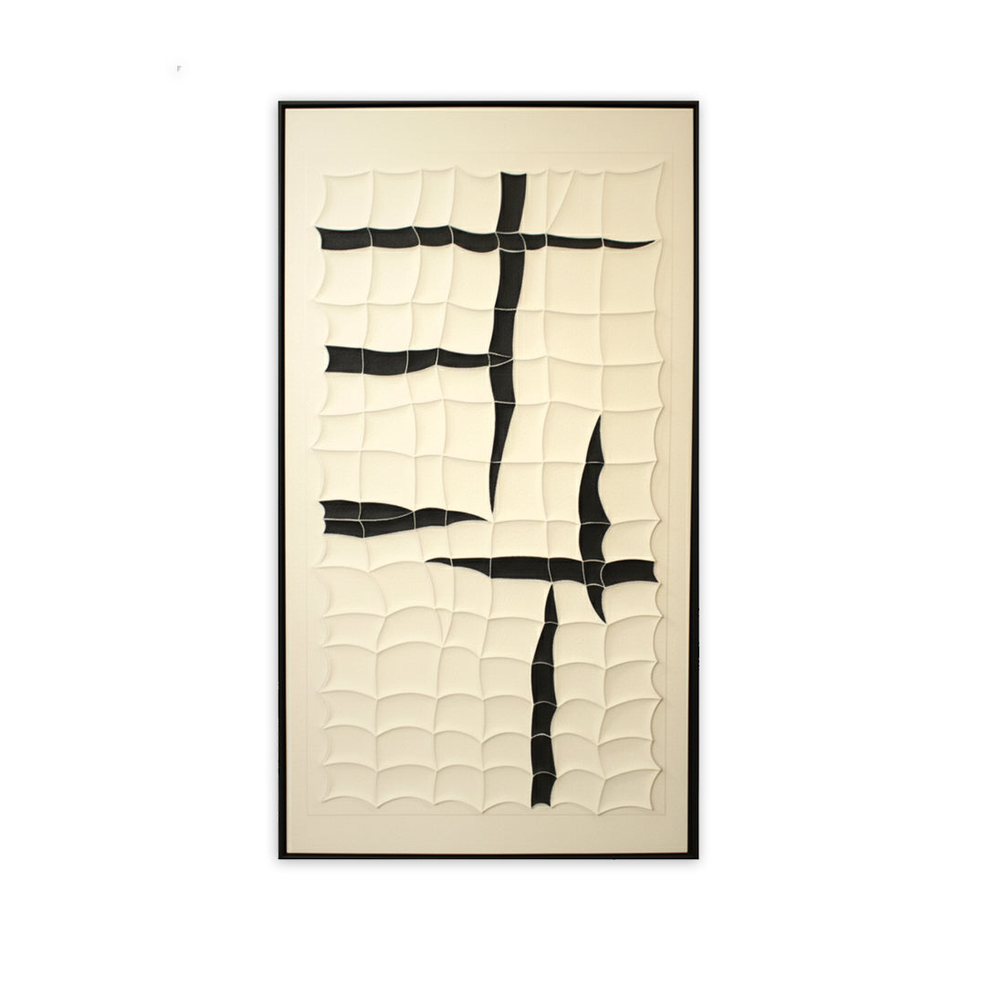 Abstract Grid Wall Frame IDC121-A35