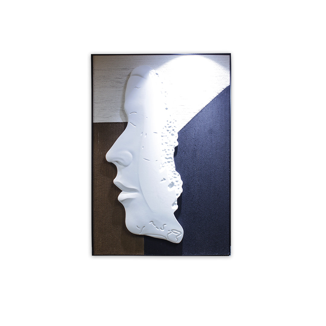 Abstract 3D Face Wall Frame IDC170-A126