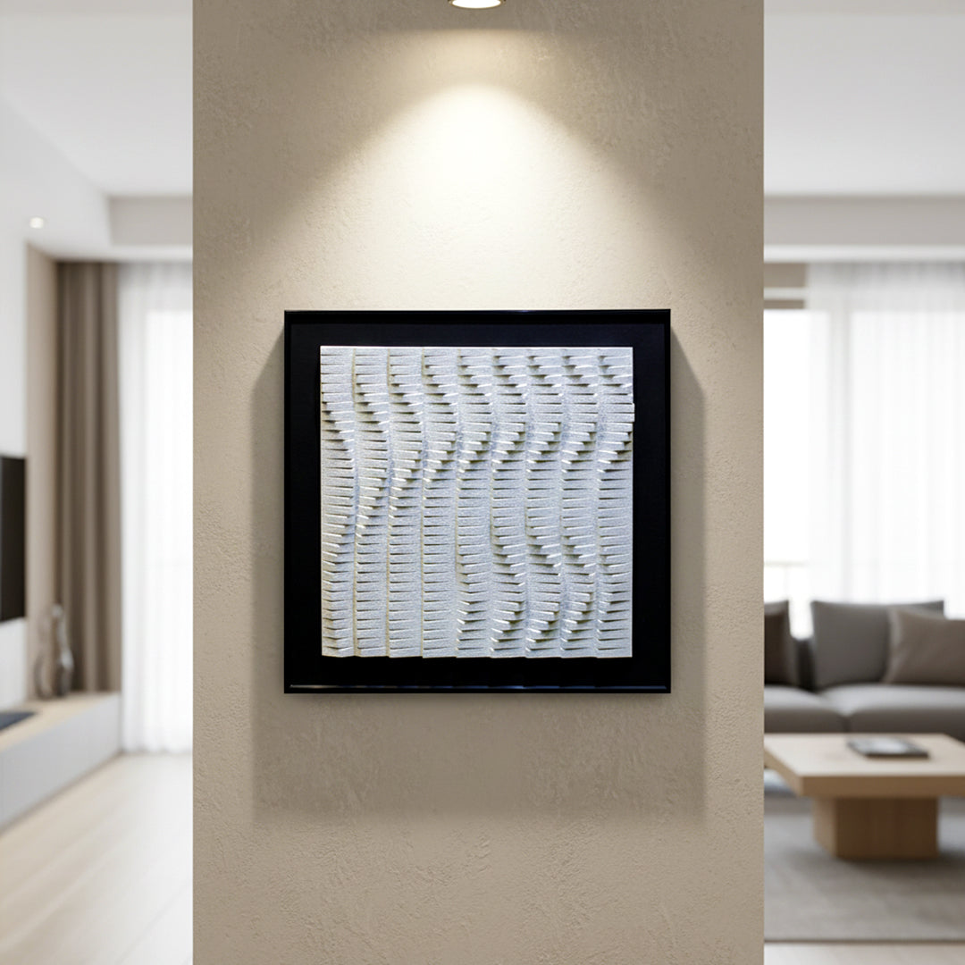 Abstract Textured Wall Frame IDC170-A128