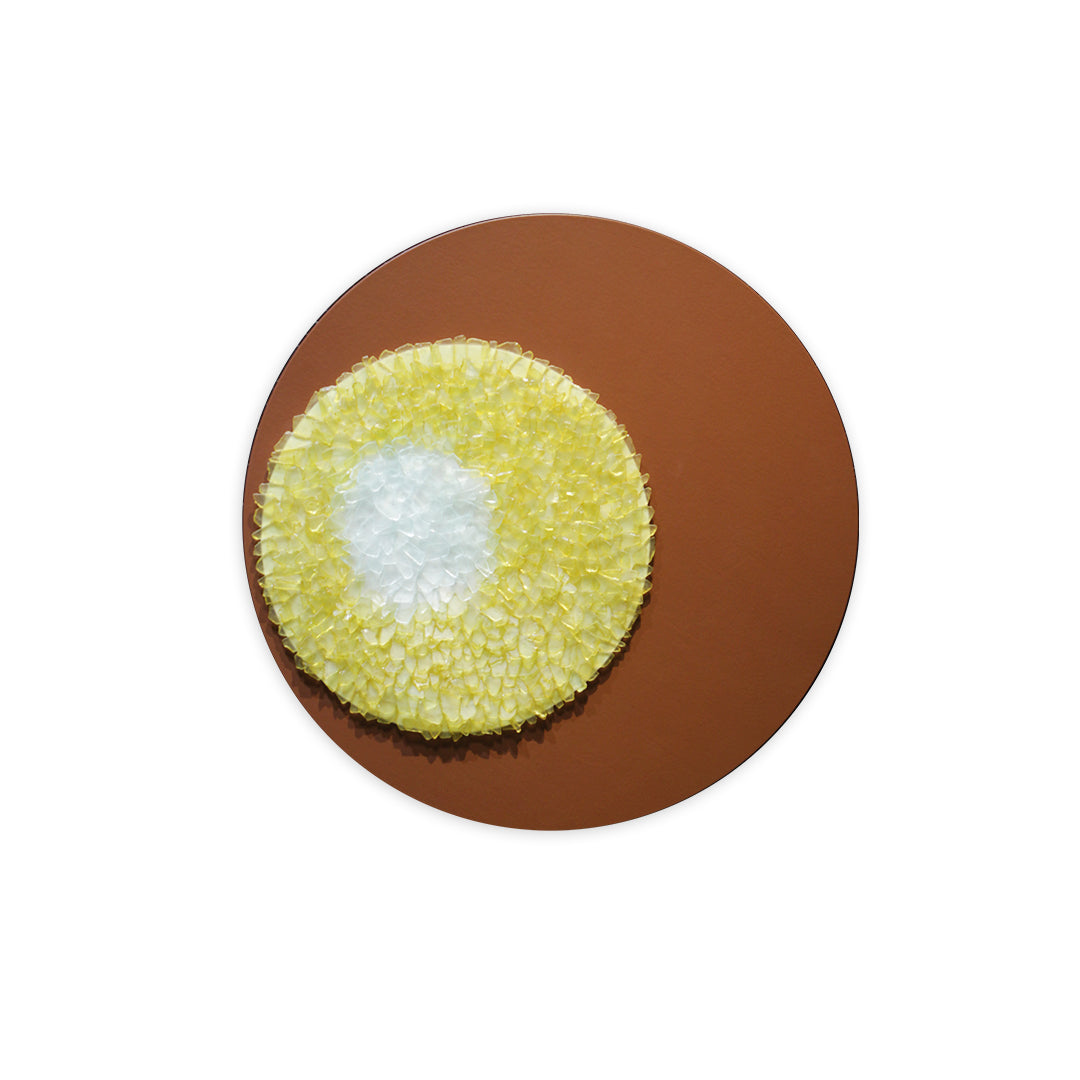 Solar Bloom Textured Wall Frame - IDC170-A136