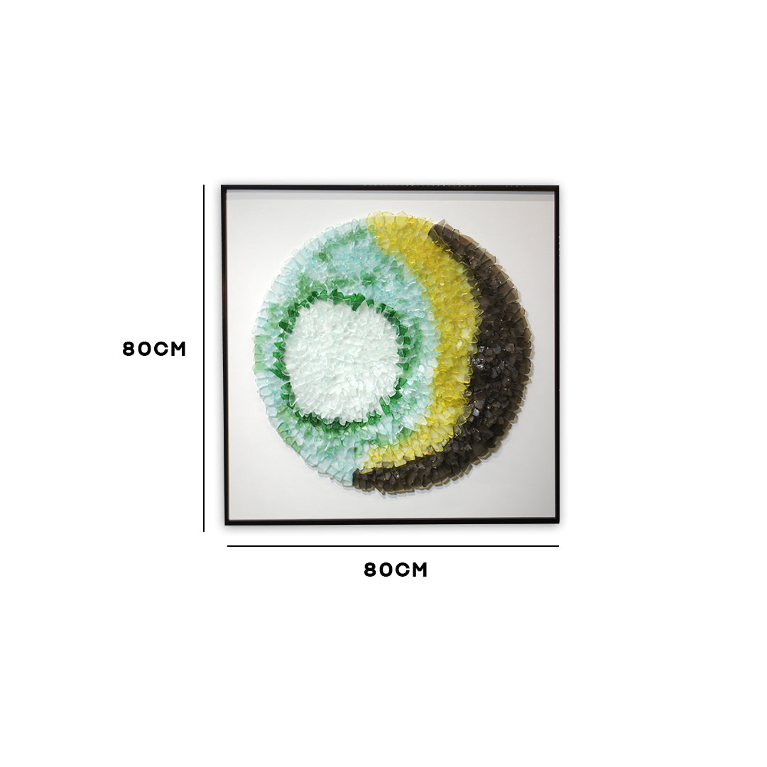 Geode Crystal Burst 3D Wall Frame IDC170-A145