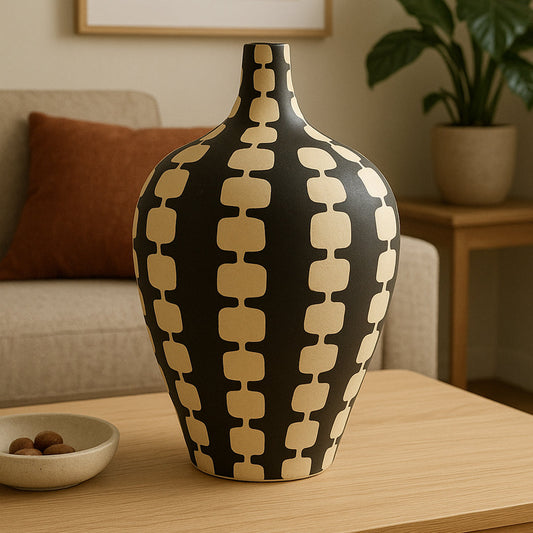 Patterned Urn  Showpiece IDC179-A51