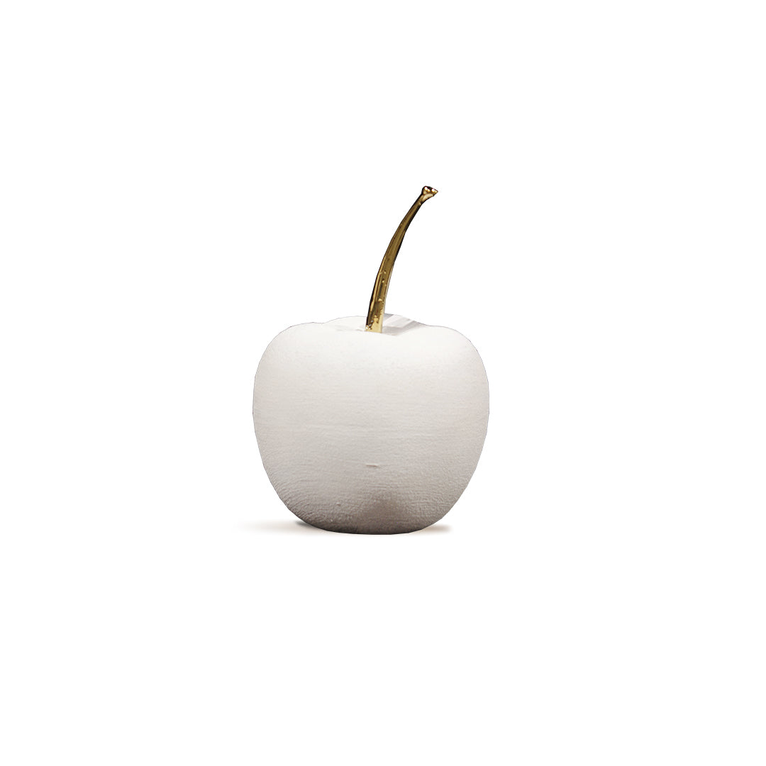 White Apple Decorative Artifact - Small  IDC179-A63