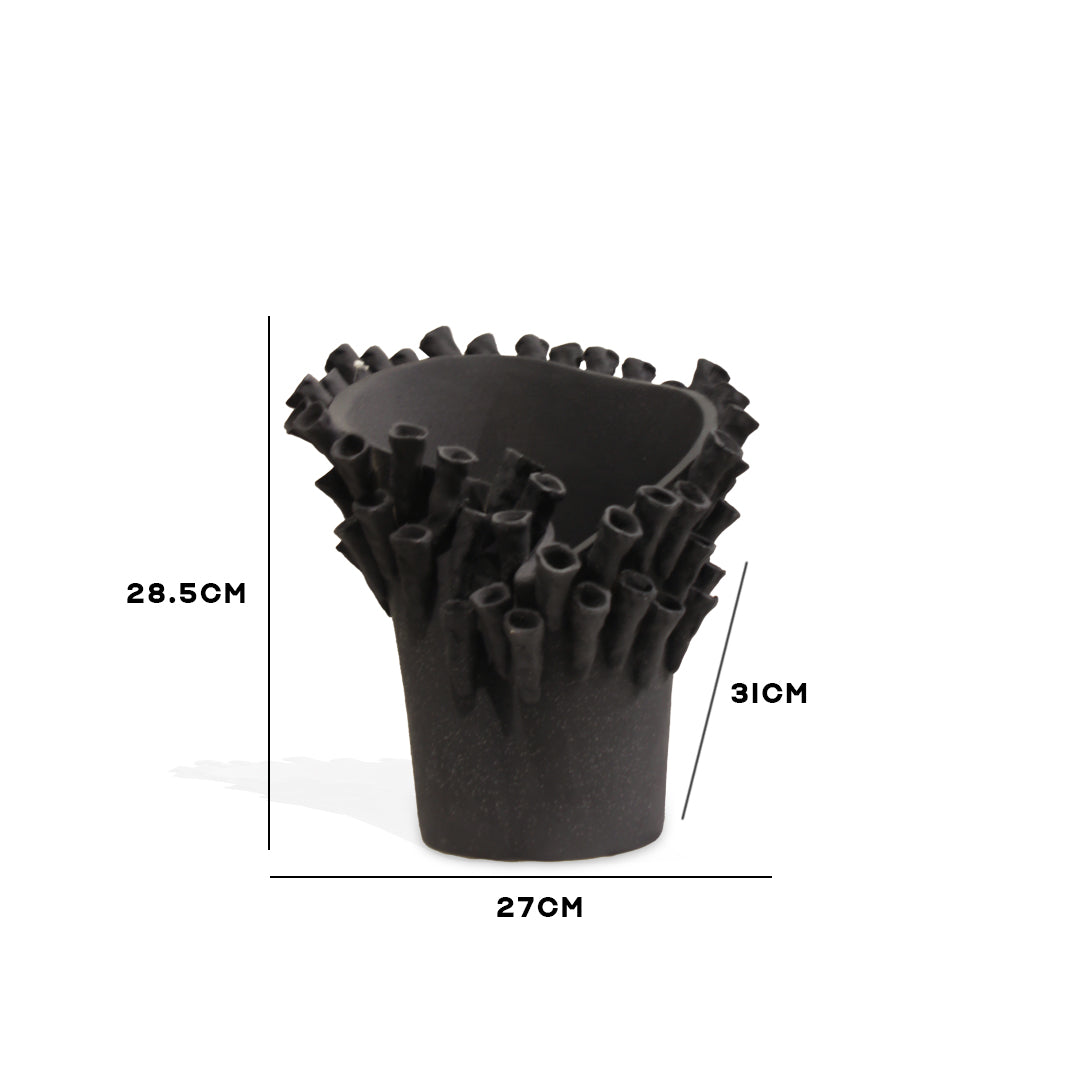 "Abyss Coral" Sculptural Small Designer Vase IDC243-A2