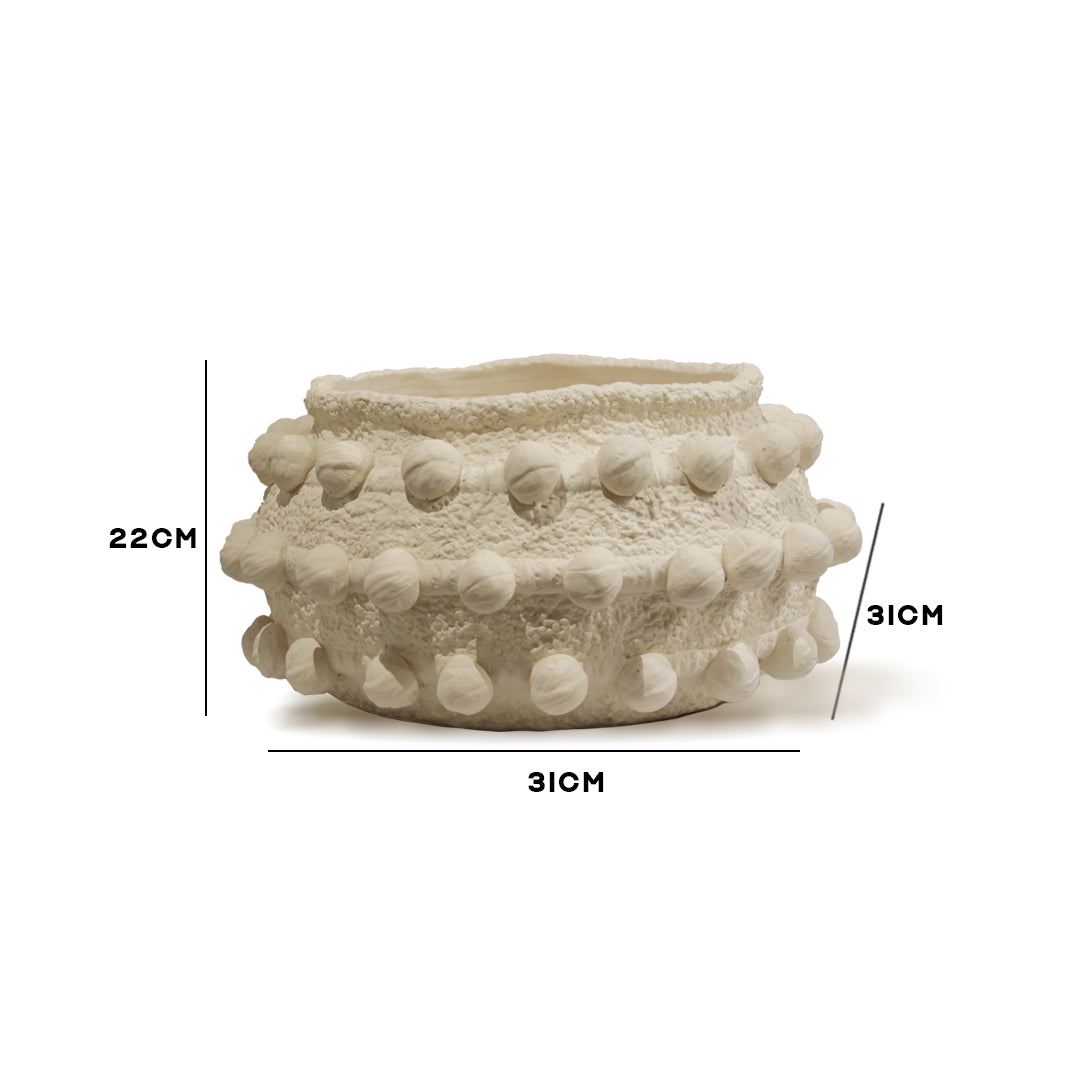 "Astra" Studded Ceramic Bowl - IDC243-A20