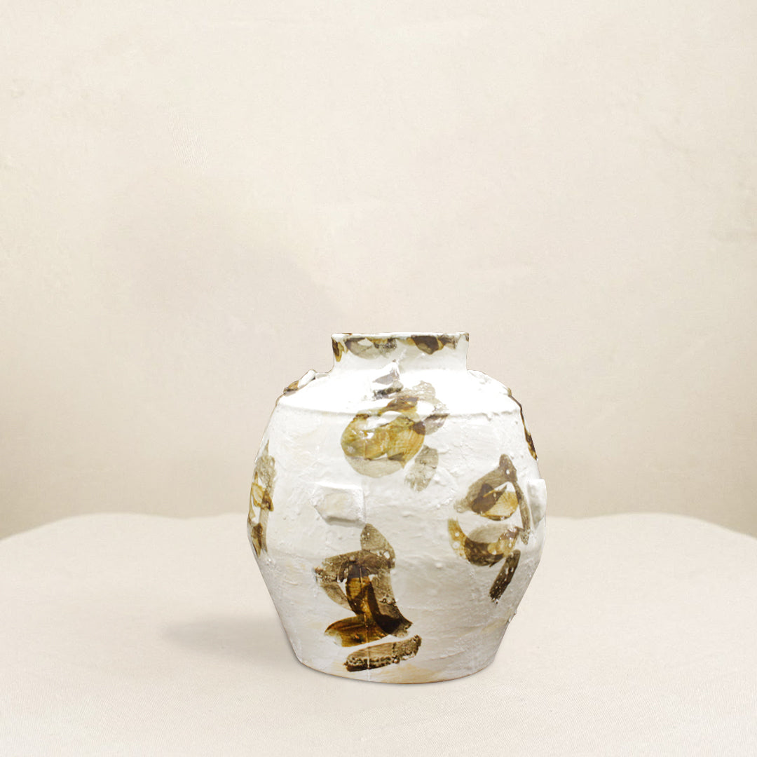 "Wabi-Sabi Earth" Rustic Ceramic Vase Large IDC243-A3