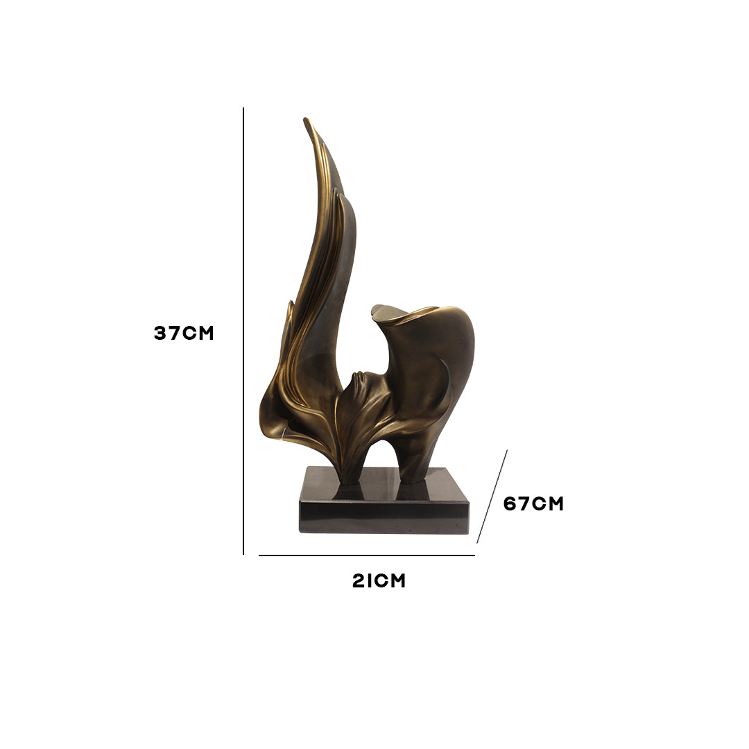 Elegant Swirl Sculptured Showpiece IDC244-A22
