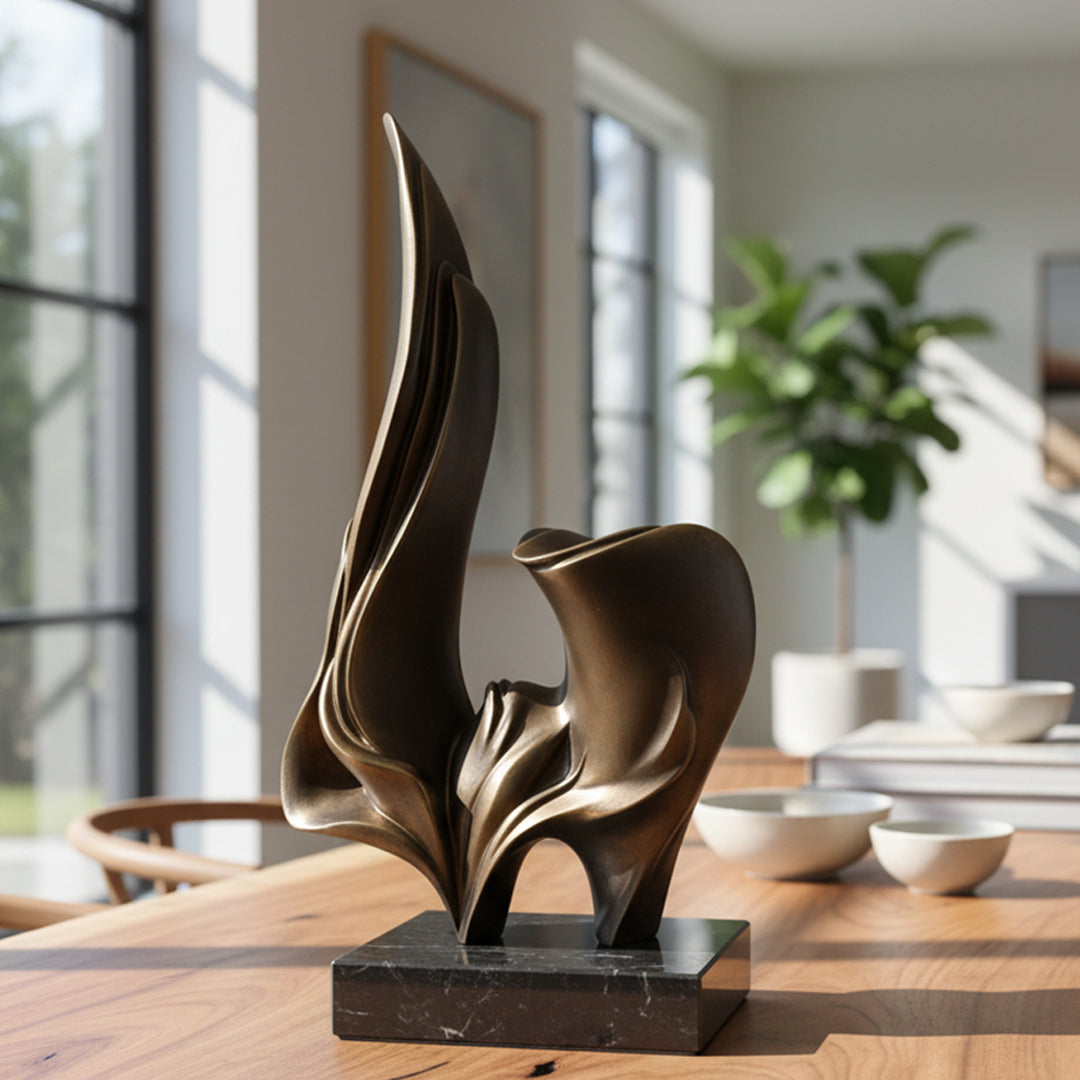 Elegant Swirl Sculptured Showpiece IDC244-A22