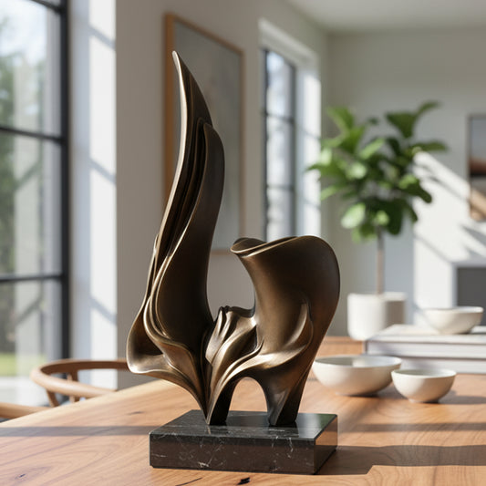 Elegant Swirl Sculptured Showpiece IDC244-A22