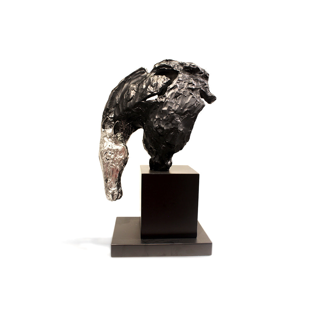 Rugged Beast Head Statue - Black IDC244-A23