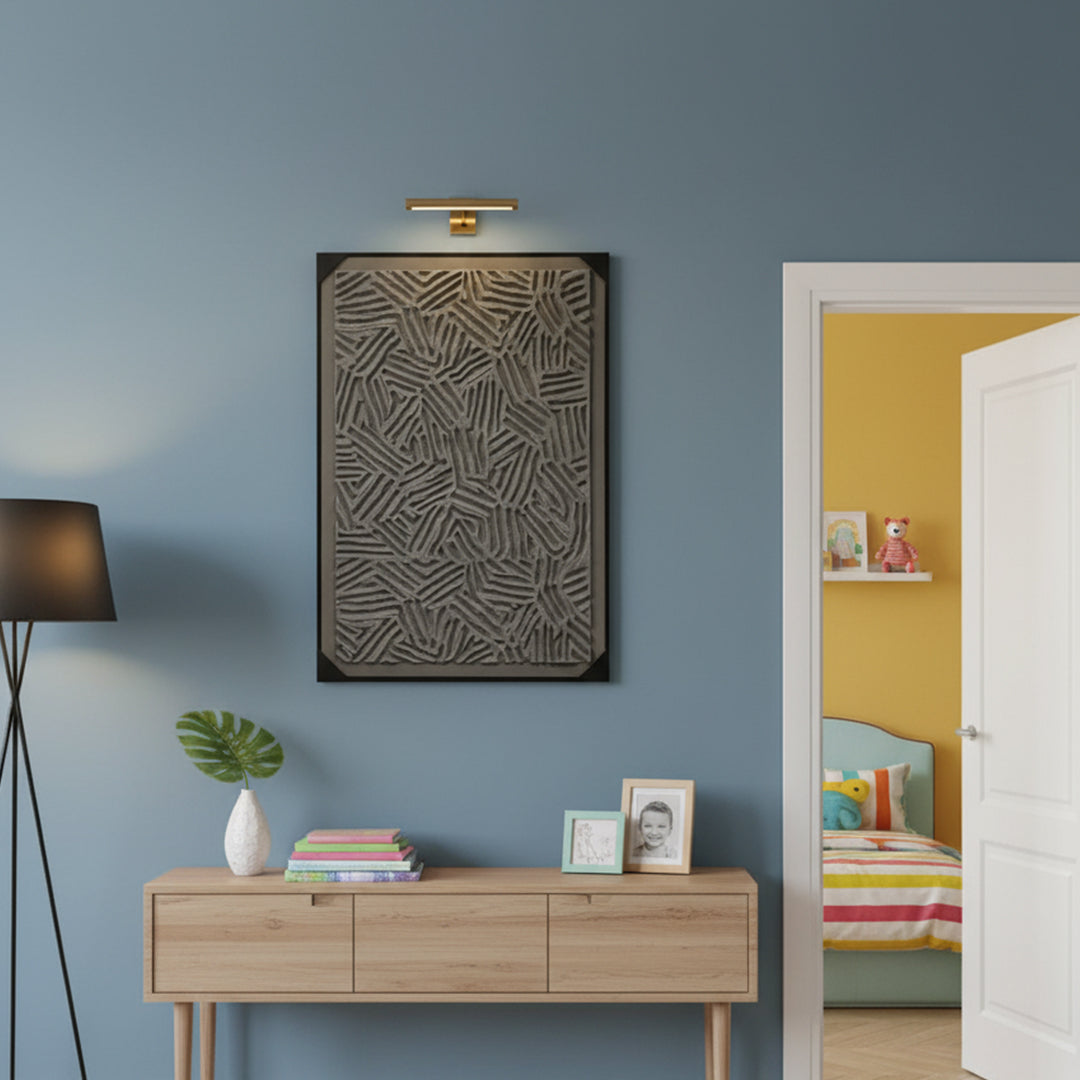 Abstract Cross Relief Wal Frame IDC121-A32