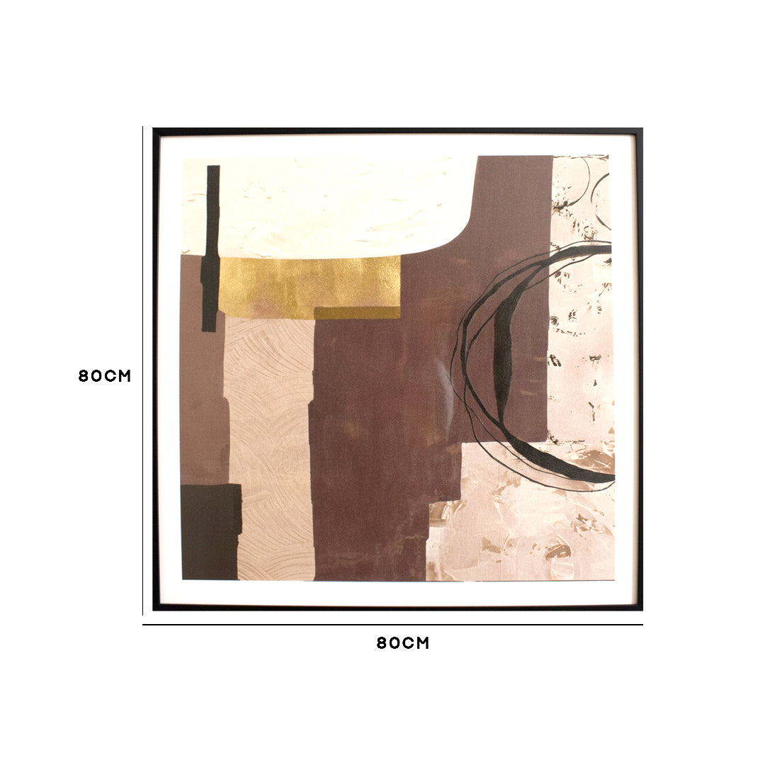 Abstract Earth-Tone Wall Art IDC62-A114