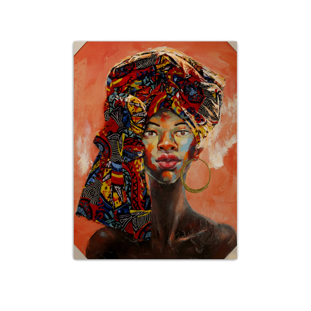 Vibrant African Woman Wall Art IDC121-A5