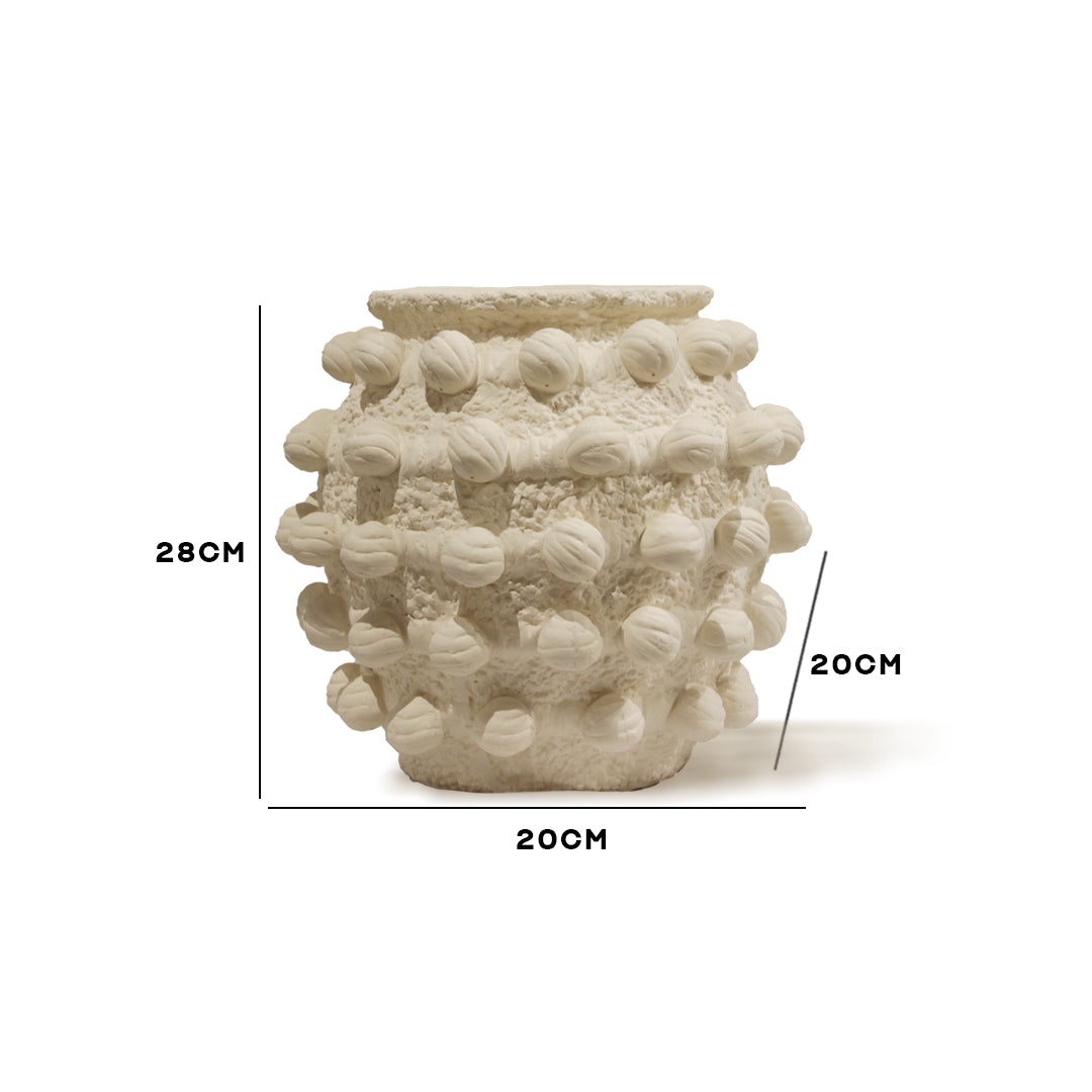 "Astra" Studded Ceramic Vase - IDC243-A21