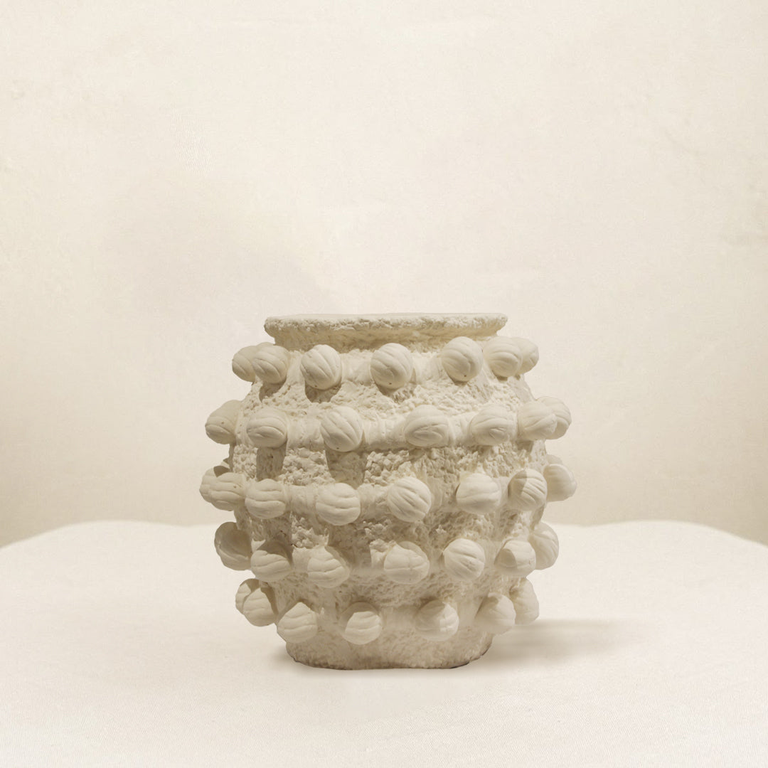"Astra" Studded Ceramic Vase - IDC243-A21