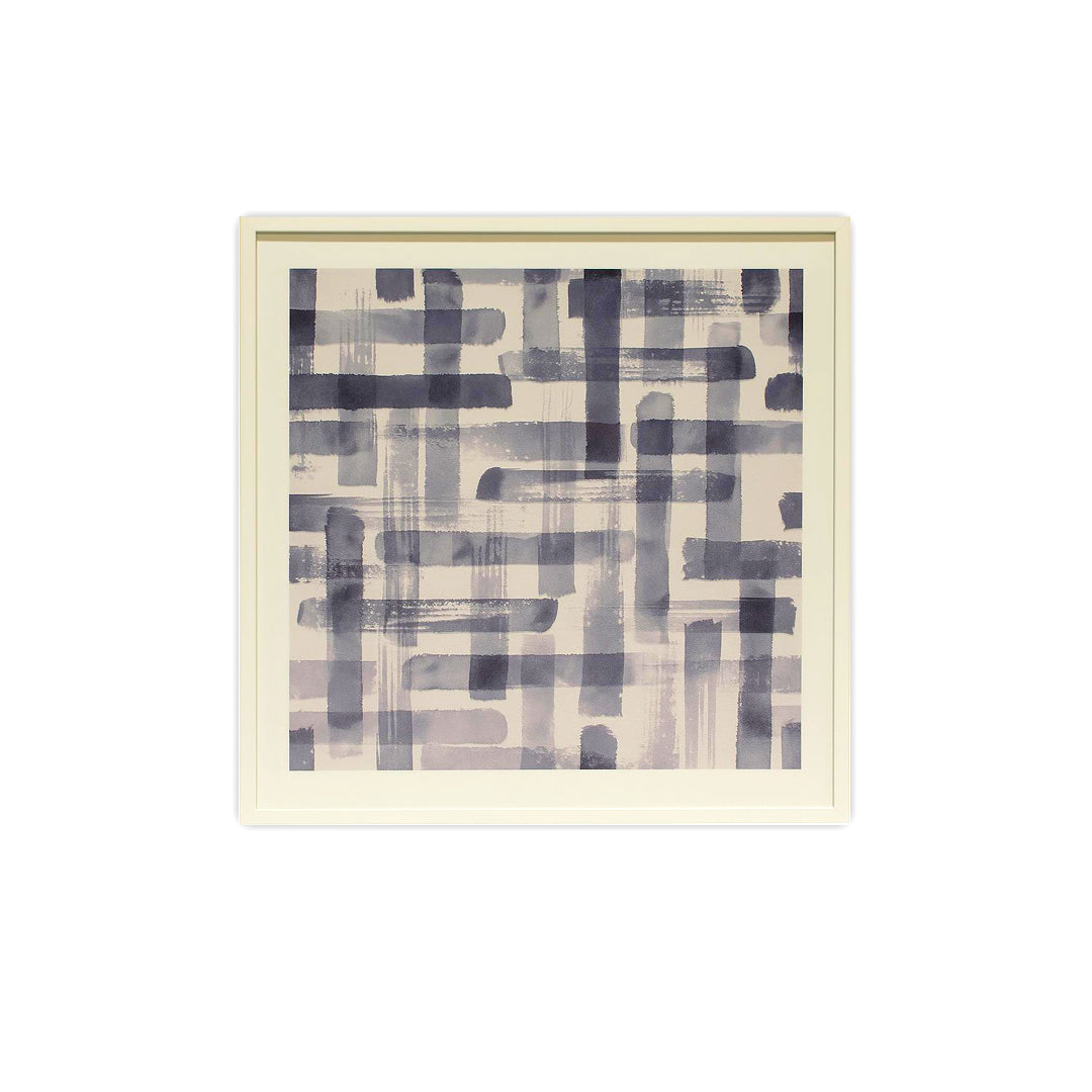 Blue Weave Abstract Wall Art ID22-317
