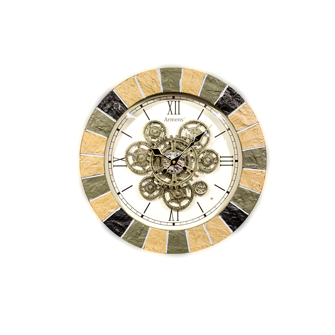 Checkered Border Wall Clock IDC214-A20
