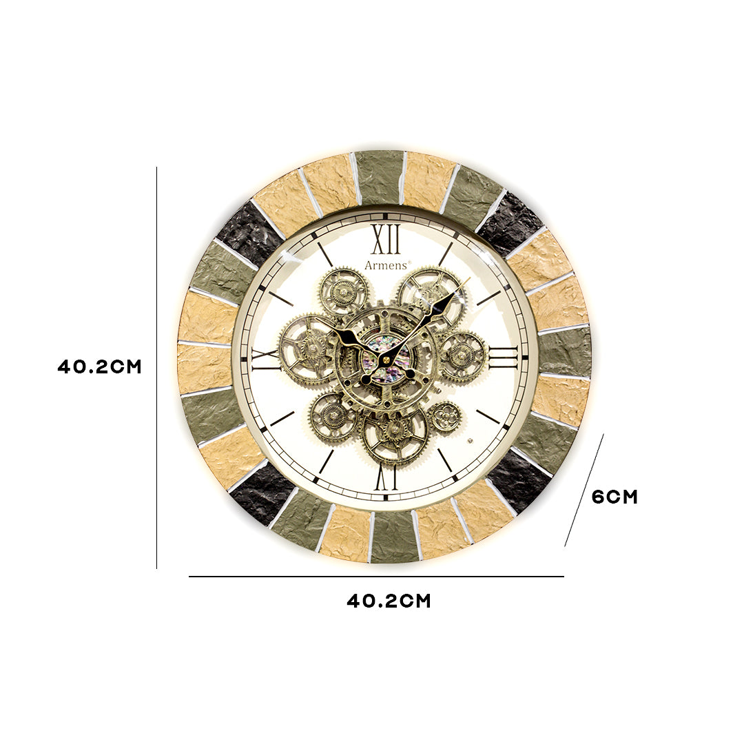 Checkered Border Wall Clock IDC214-A20