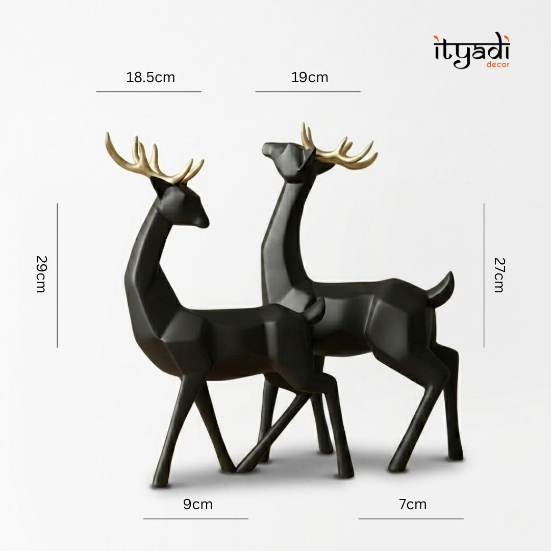 Modern Deer Showpiece Set IDC92-A147