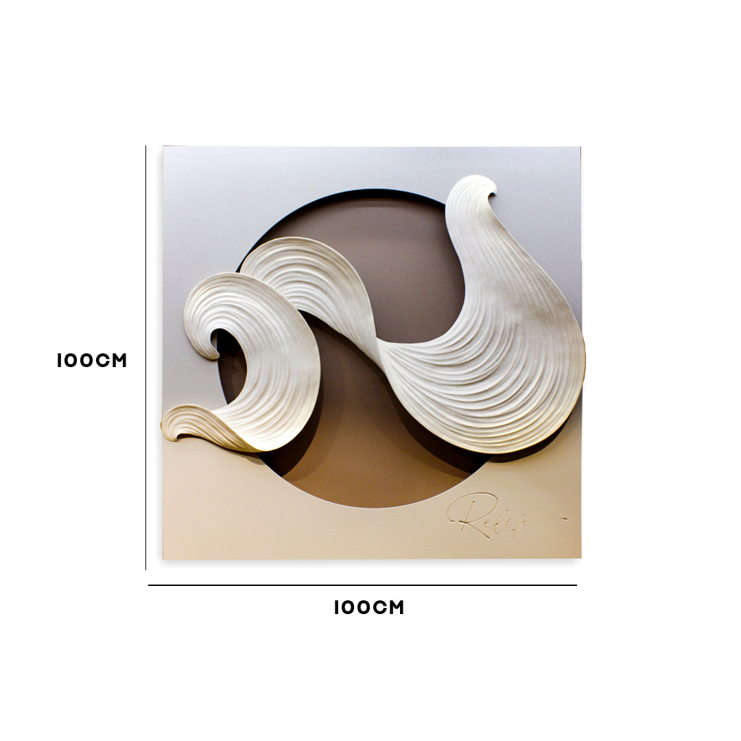 Flowing Ribbon 3D Wall Art IDC169-A37