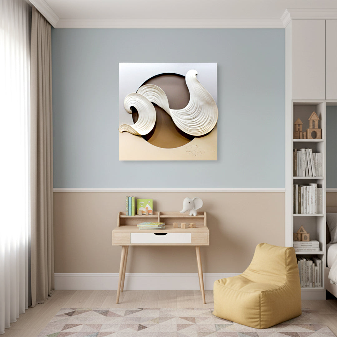 Flowing Ribbon 3D Wall Art IDC169-A37