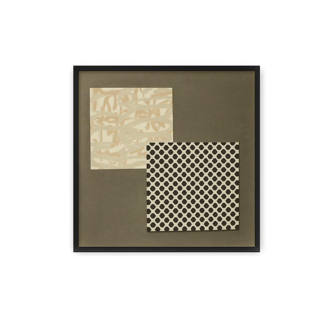 Gold Geo Abstract Wall Art ID22-324