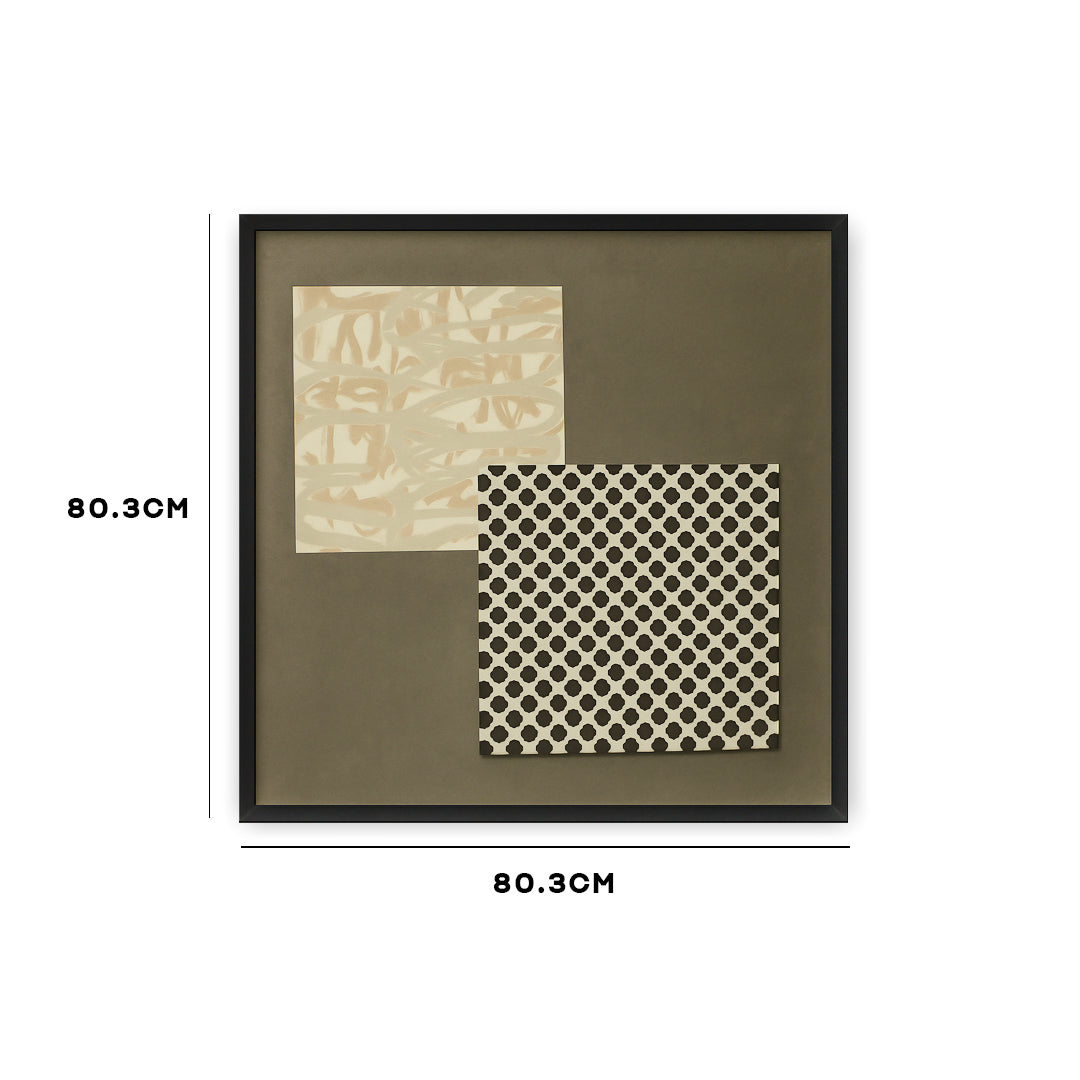 Gold Geo Abstract Wall Art ID22-324