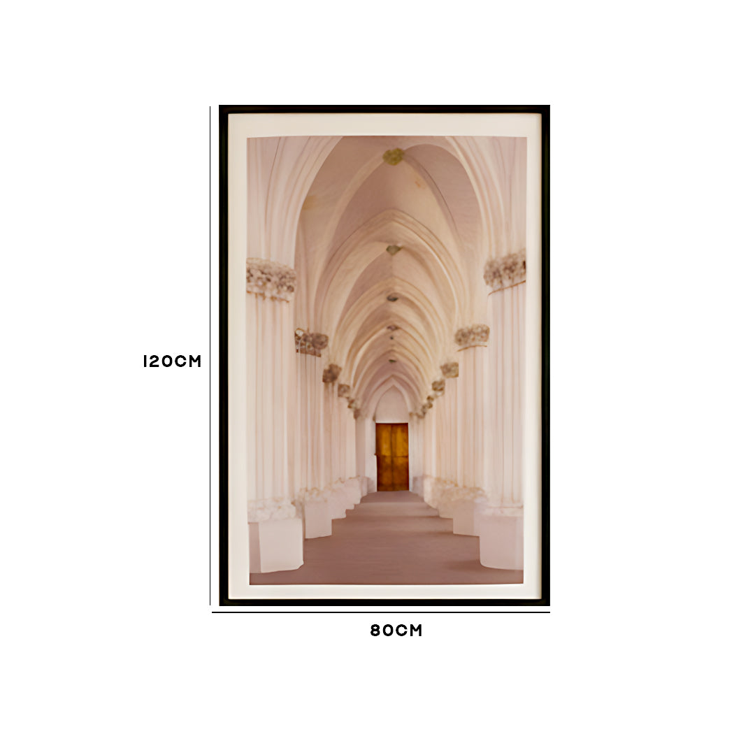 Golden Archway Corridor Wall Art IDC62-A83