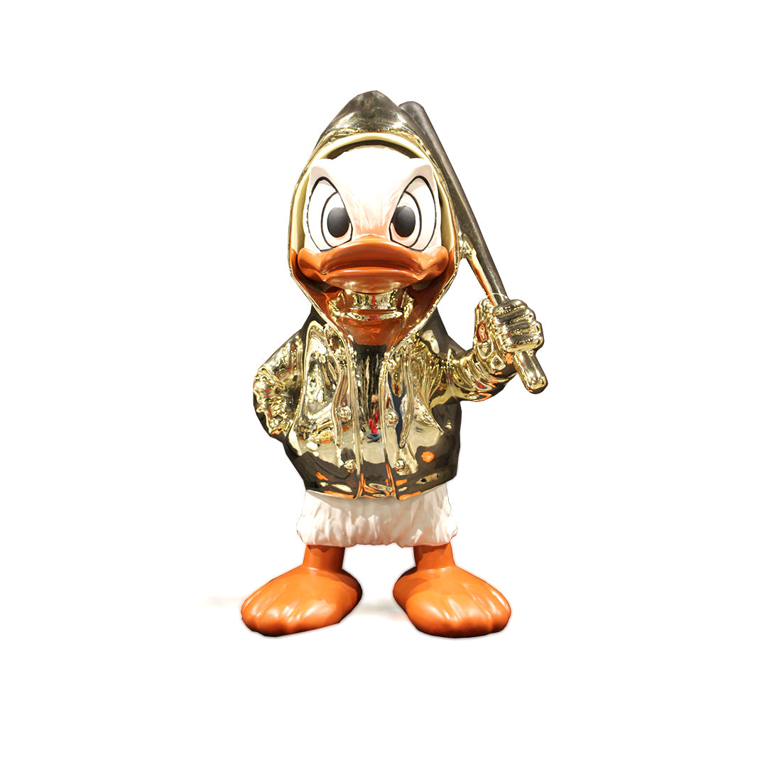 Golden Duck Figurine - White Face IDC244-A27