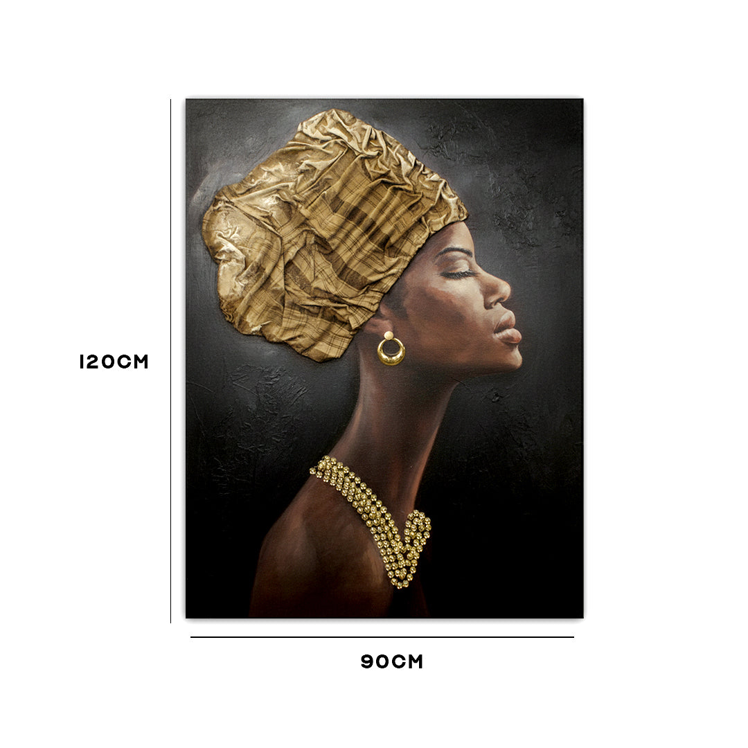Serene Queen Portrait Wall Frame IDC121-A7