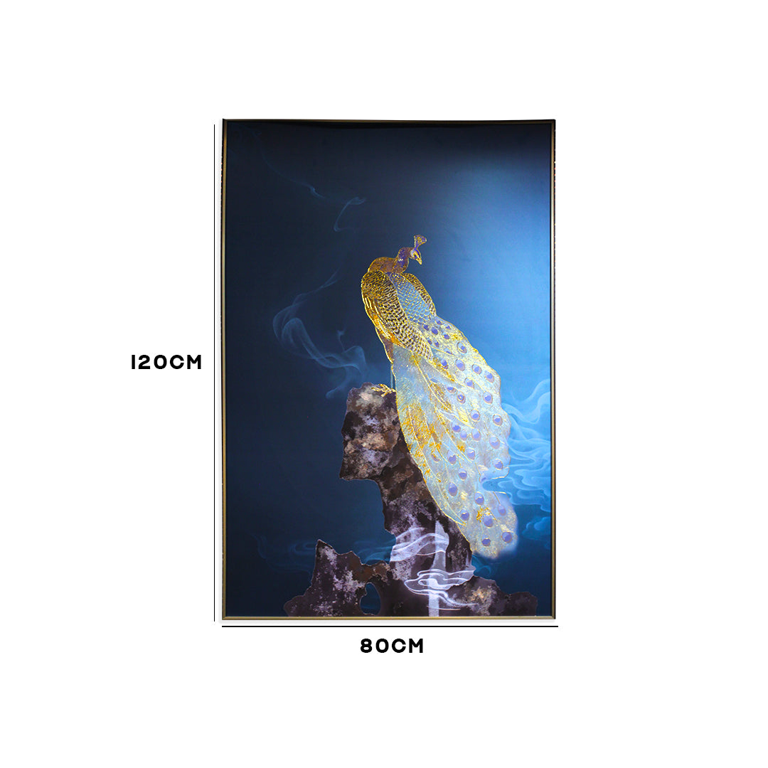Peacock Wall Art Frame IDC111-A57