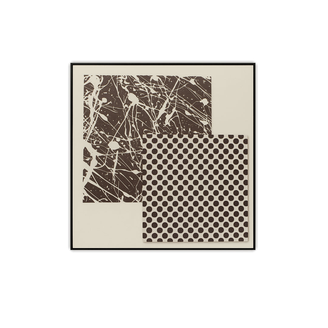 Graffiti Grid Black & White Wall Art ID22-321