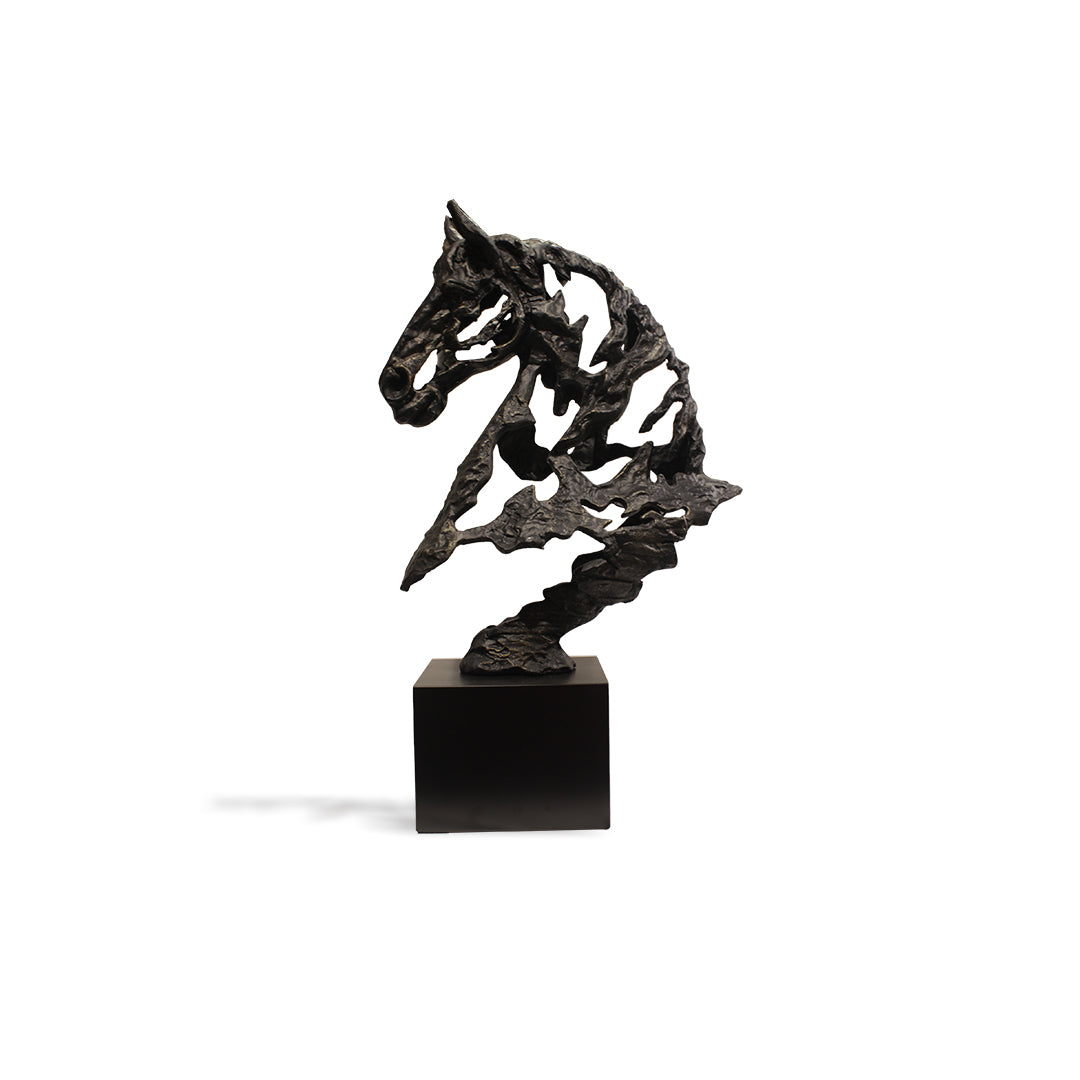 Galloping Spirit Horse Head Showpiece IDC244-A18