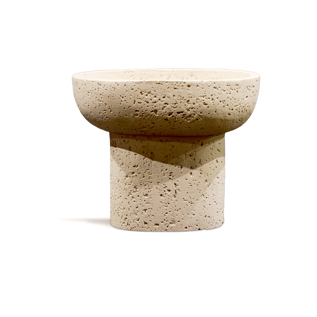 Large Stone Pedestal Bowl Showpiece IDC233-A19