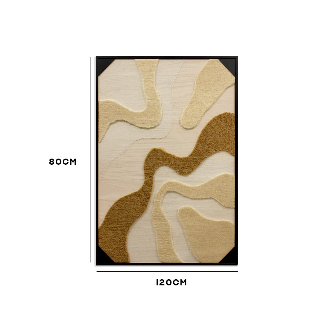 Textured Looped Tufted Wall Frame IDC58-A7