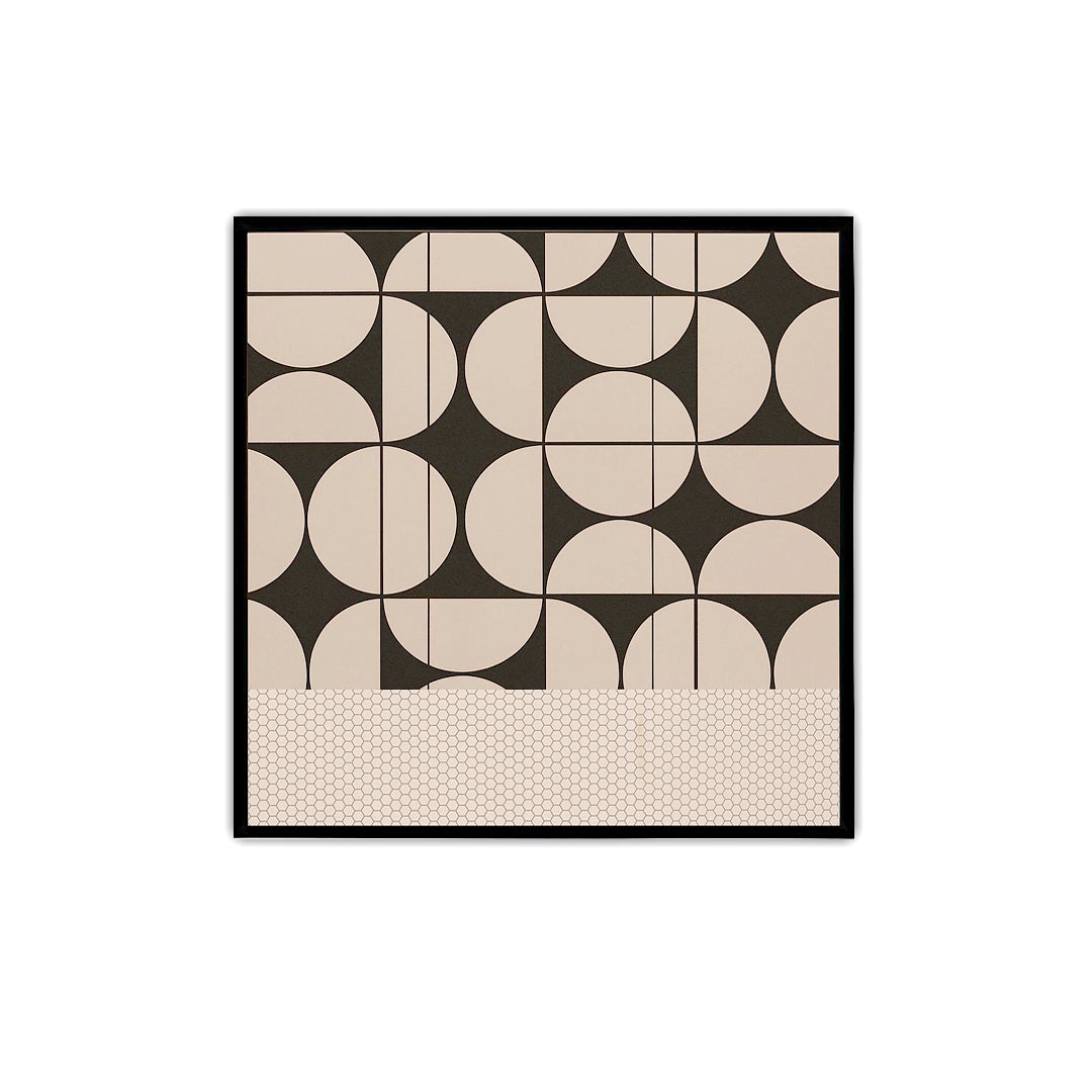 Retro Circles Abstract Wall Art ID22-320