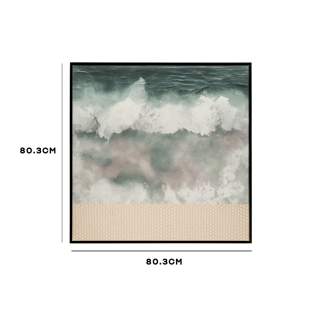 Sea Mist Abstract Wall Art ID22-327