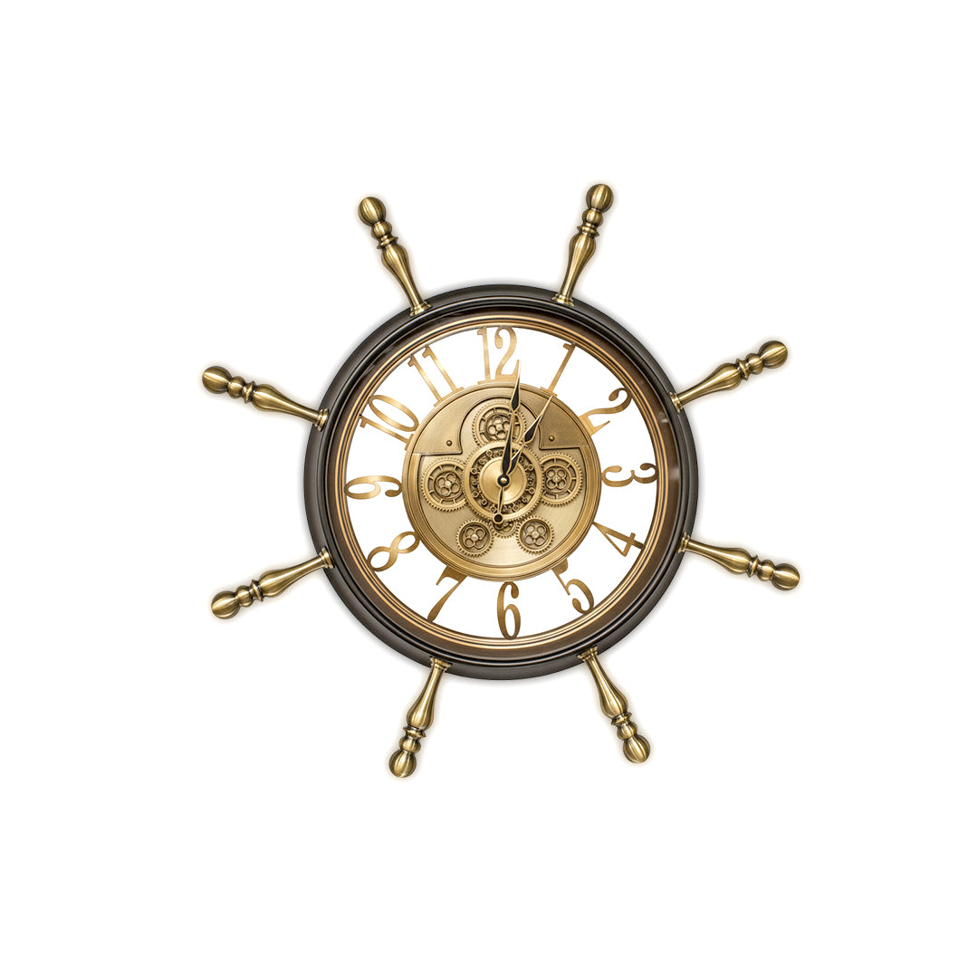 Ship Wheel Wall Clock IDC214-A18