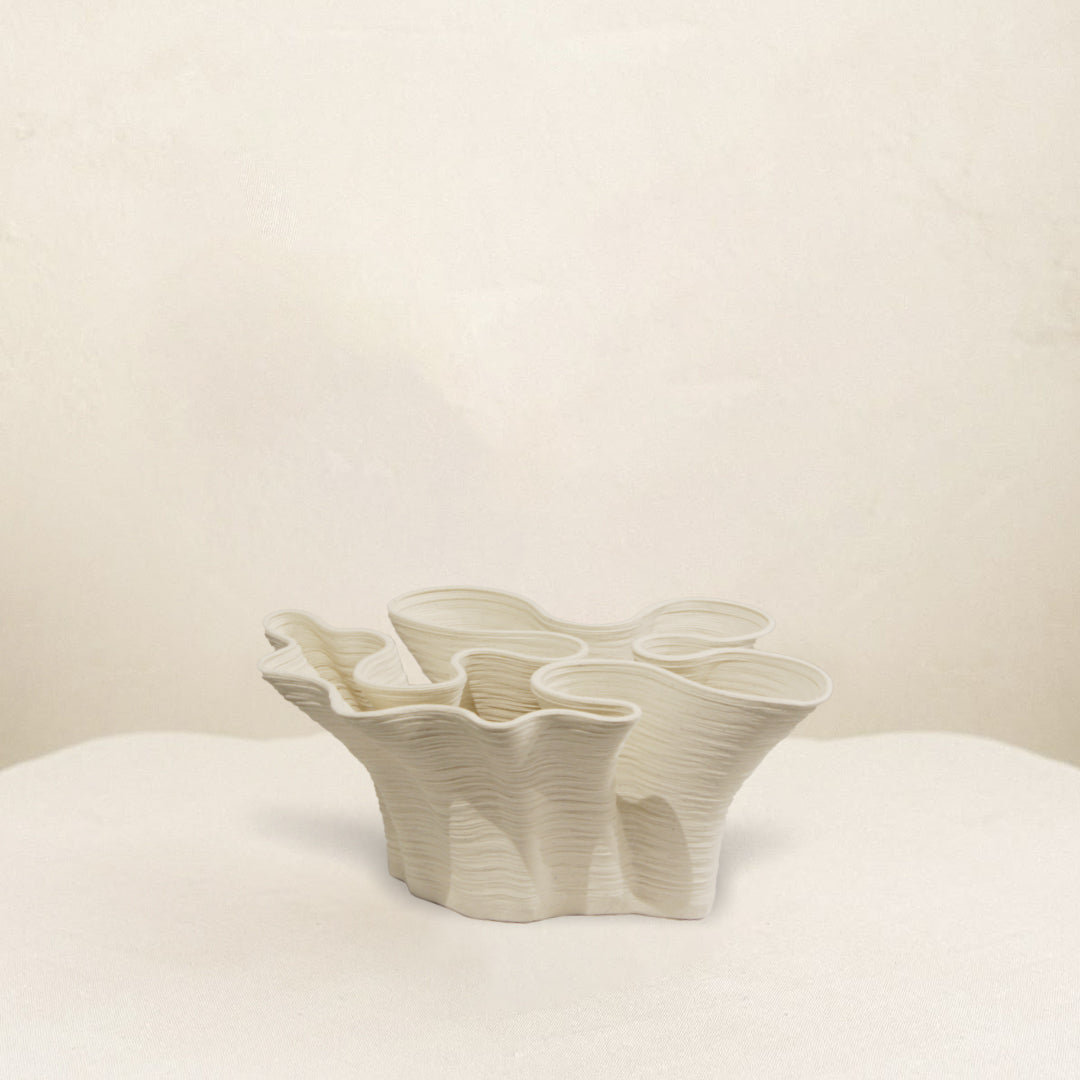"Strata Undulating" Sculptural Centerpiece - Small - IDC243-A19