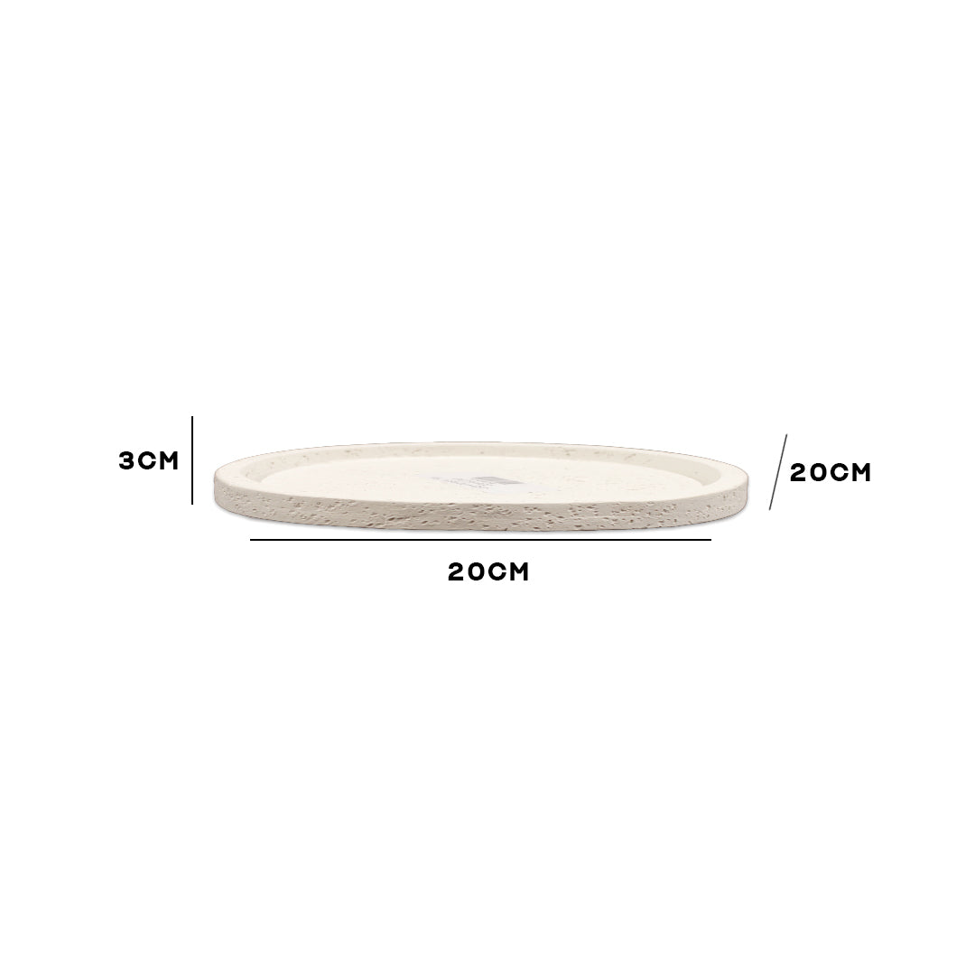 Minimal Stone Trinket Tray Showpiece IDC233-A22
