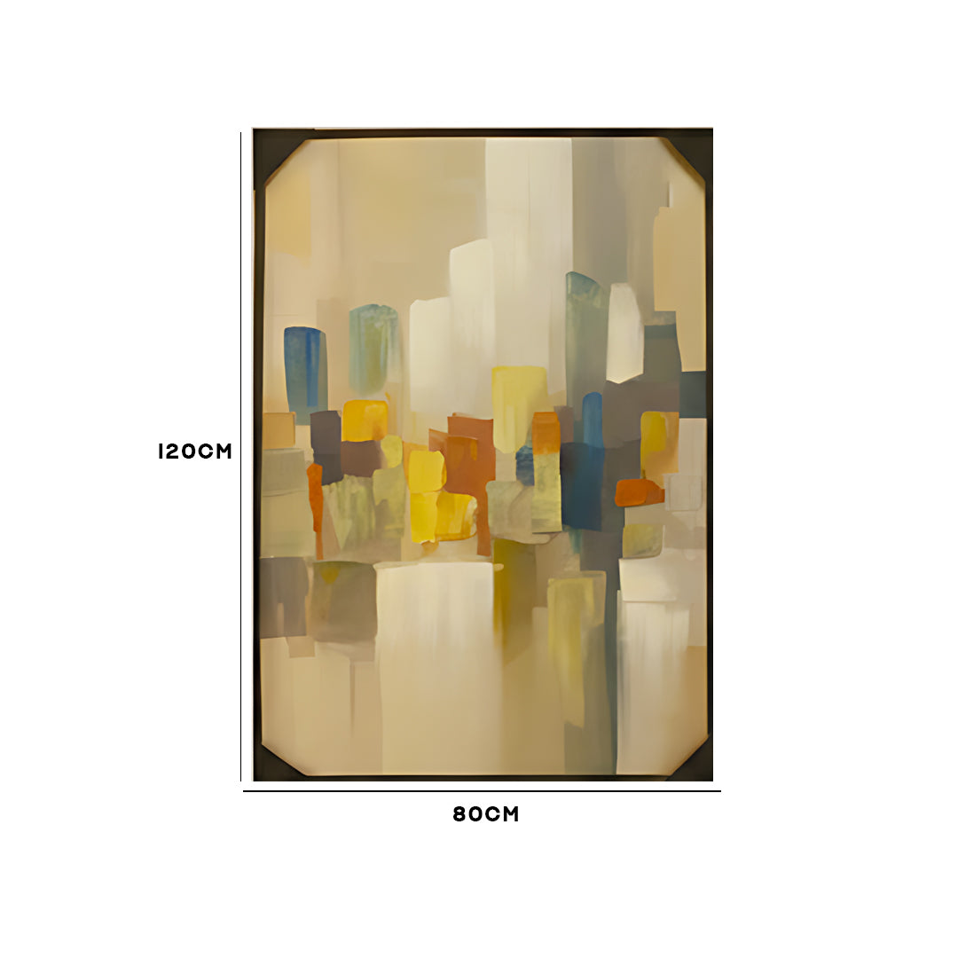 Urban Glow Abstract Wall Art IDC62-A104