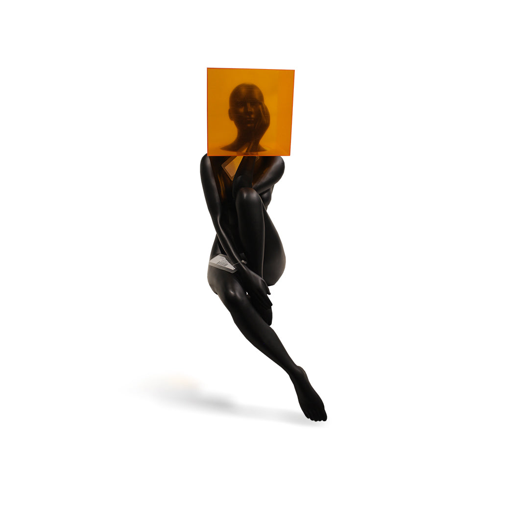 Veiled in Amber Figurative Sculpture IDC244-A1