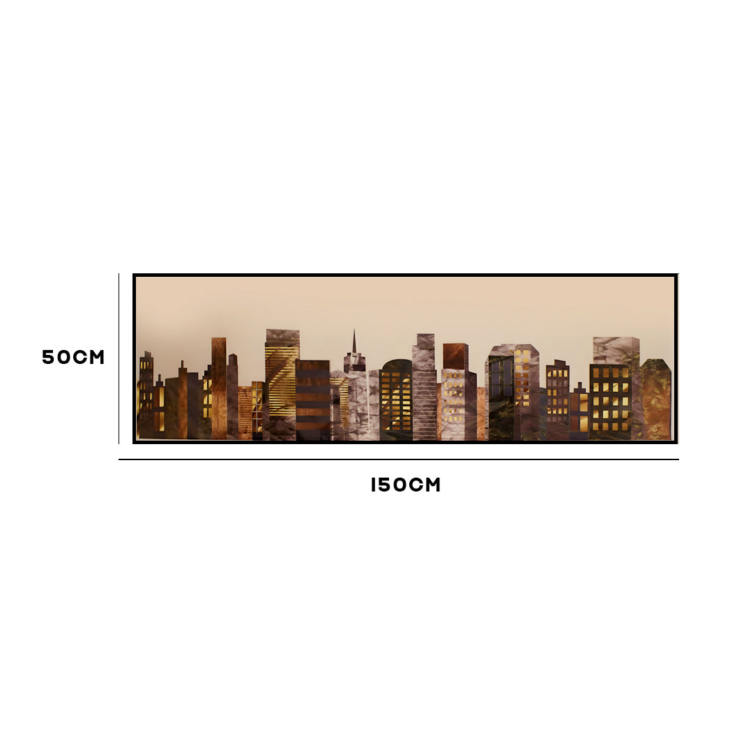 Panoramic Cityscape Wall Art IDC62-A127