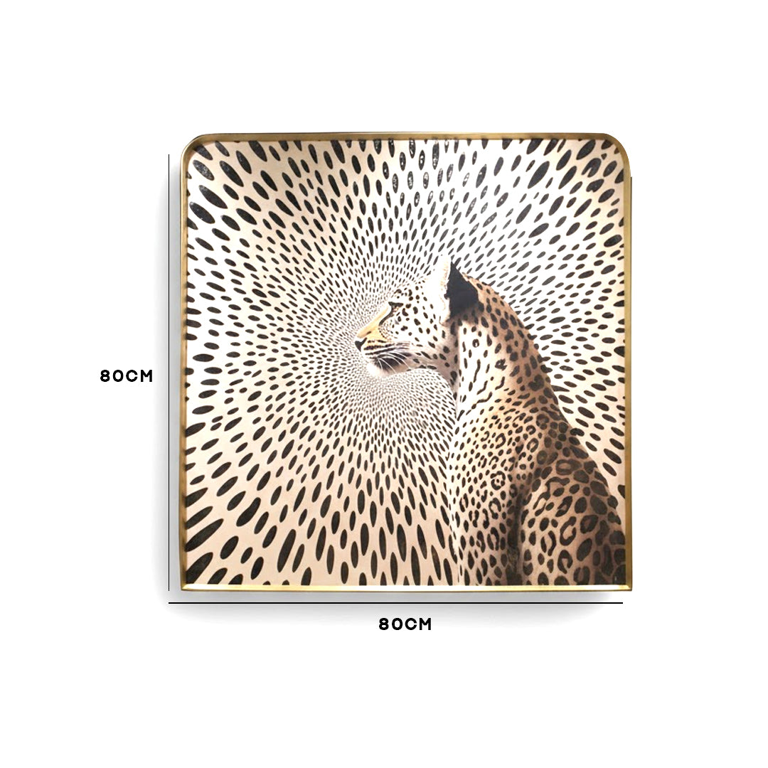 Designer Leopard Wall Frame IDC211-A6