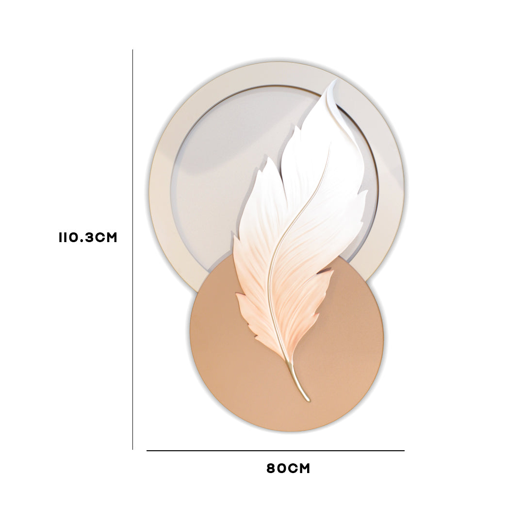 White Feather 3D Wall Art IDC169-A34