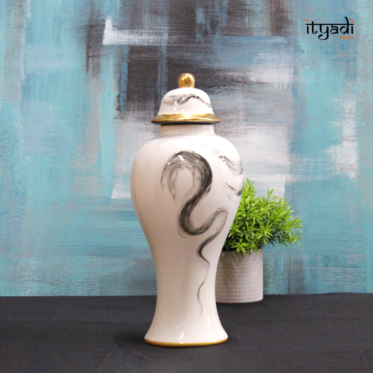 Designer Ceramic Jar IDC150-A22