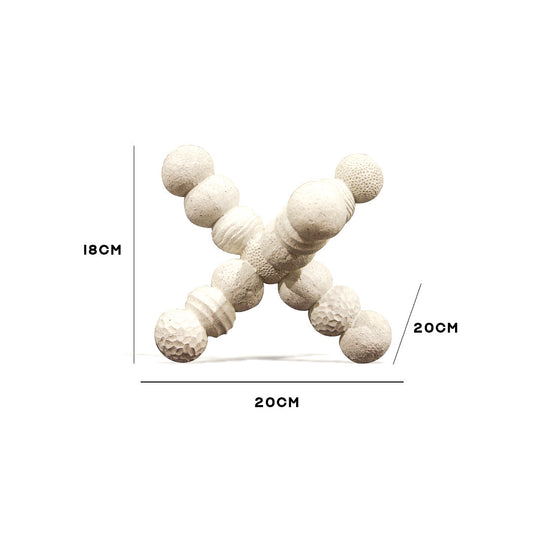 White Orb Decorative Sculpture IDC232-A8
