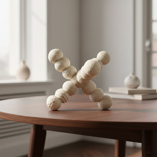 White Orb Decorative Sculpture IDC232-A8