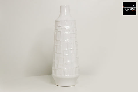 Designer Vase Brick- Wall effect