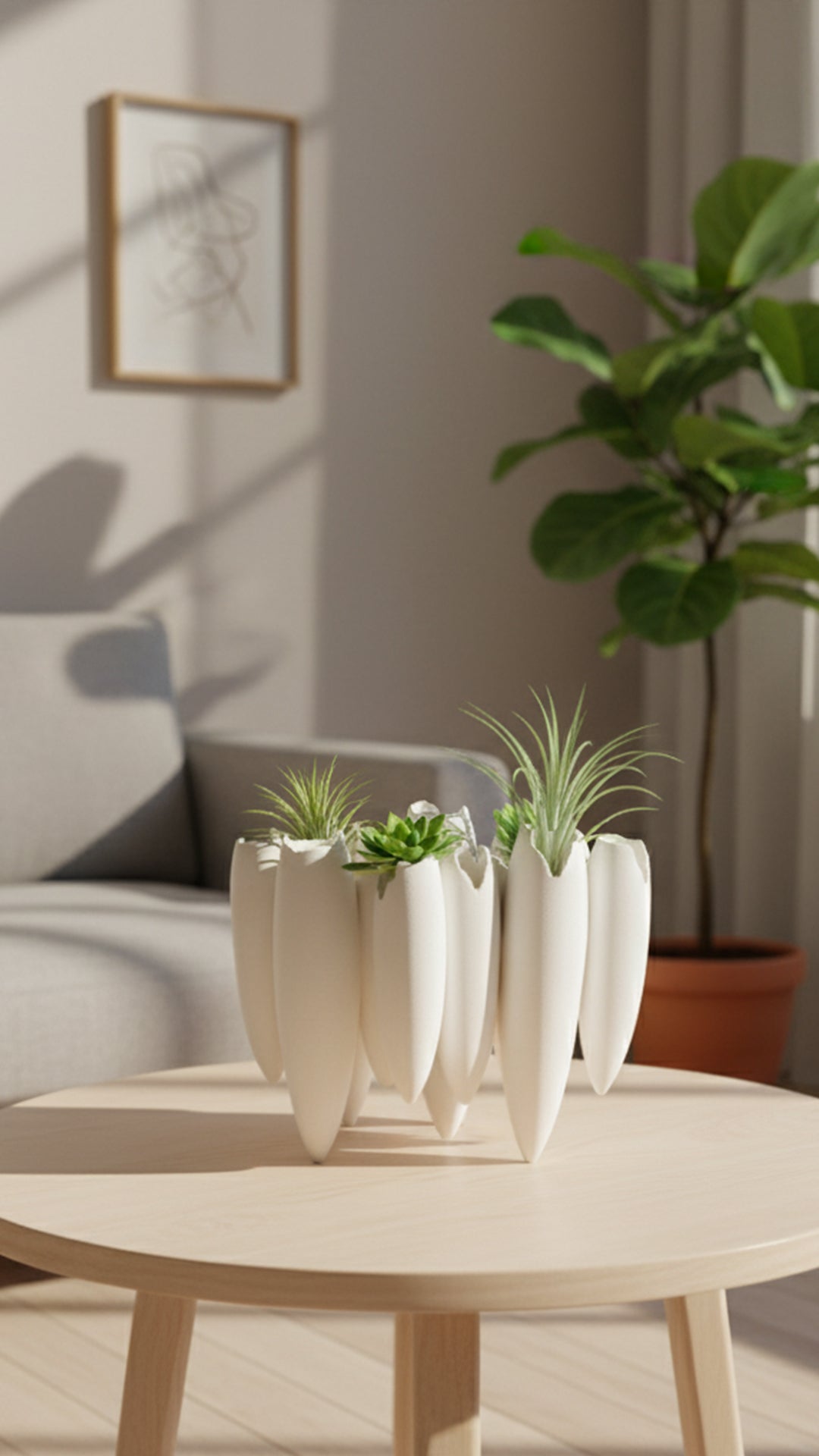"Tusk Cluster" Sculptural Multi Designer Vase IDC243-A9